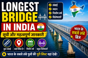 Longest bridges in India infographic